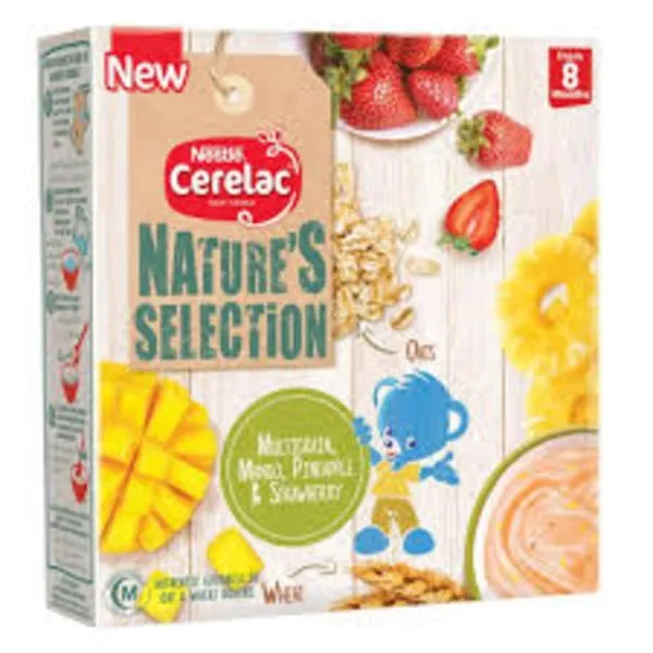 NESTLE CERELAC NATURES SELECTION PINEAPPLE 175GM