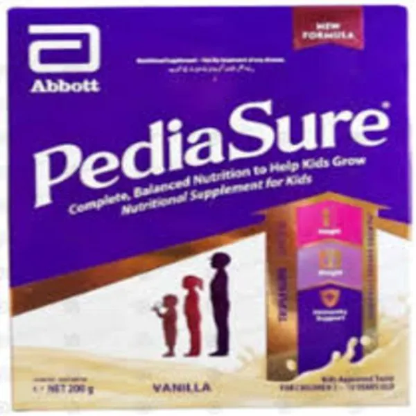PEDIASURE VANILLA MILK POWDER 200GM